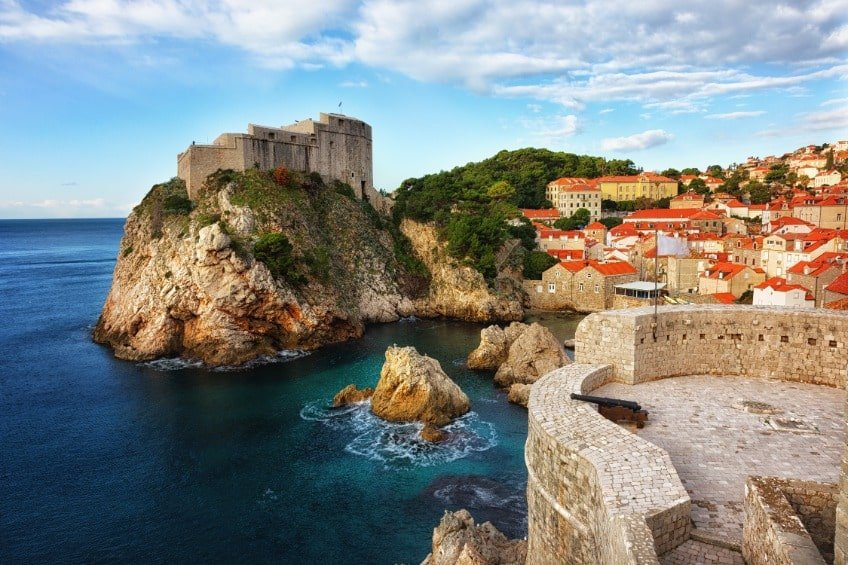Fort of St. Lawrence (Fort Lovrjenac) in Dubrovnik, Croatia
