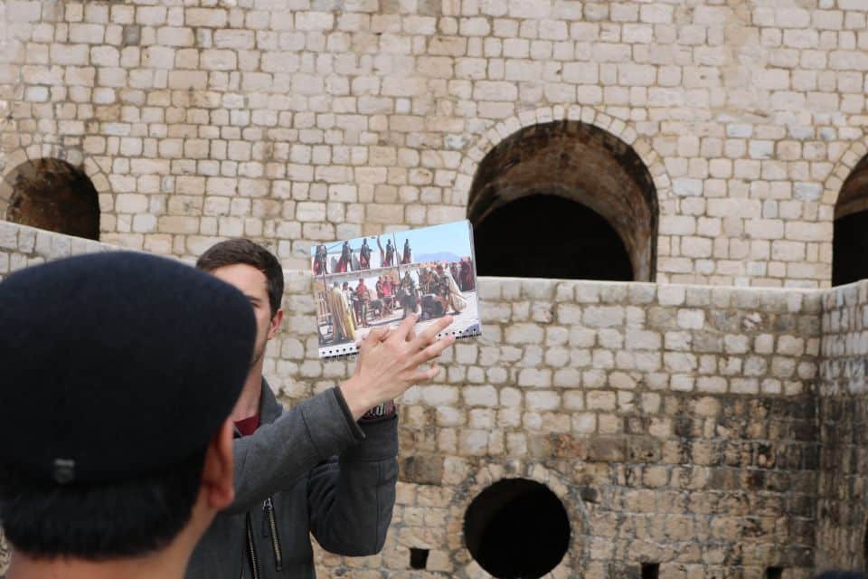 Medieval Fort Lovrijenac located on the western wall of Dubrovnik city